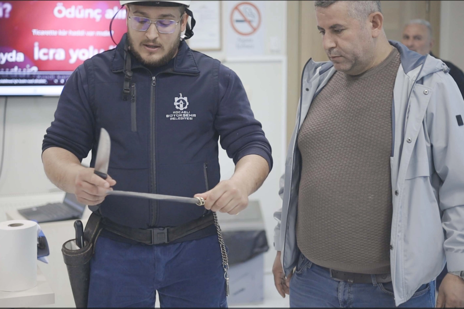 Kurban kesimini Kocaeli'de uygulamalı &ouml;ğrendiler