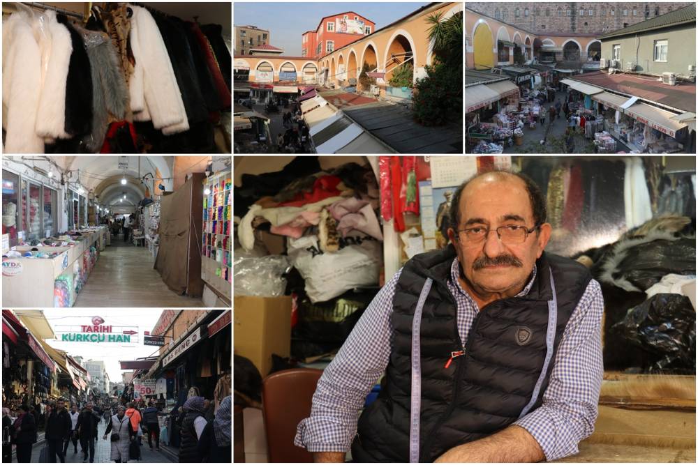 Tarihi Kürkçü Han'ın tek ustası: 51 yıldır mesleğini azimle sürdürüyor