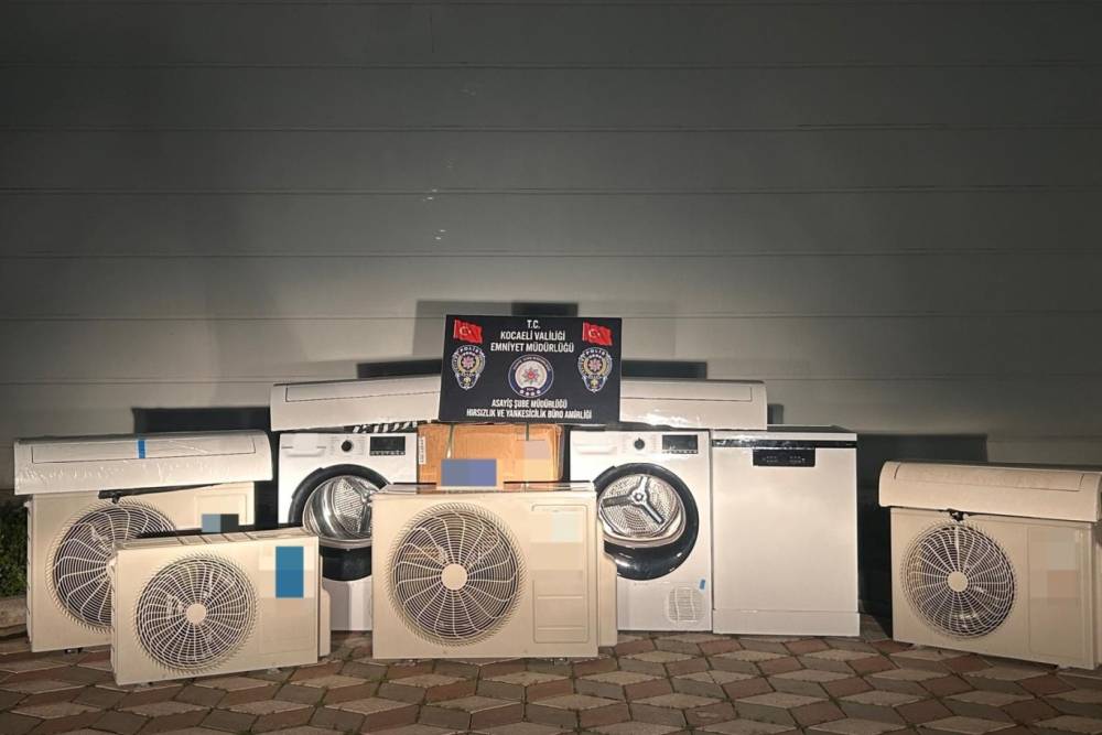 400 bin TL değerindeki beyaz eşya hırsızlığının ş&uuml;phelileri yakalandı