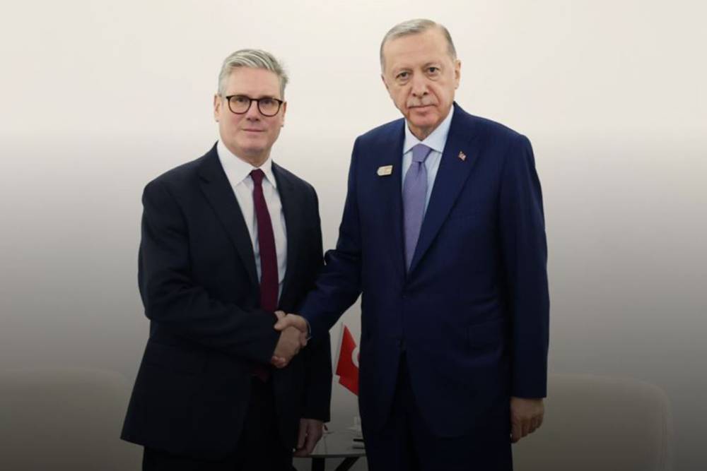 Cumhurbaşkanı Erdoğan, İngiltere Başbakanı Starmer ile görüştü