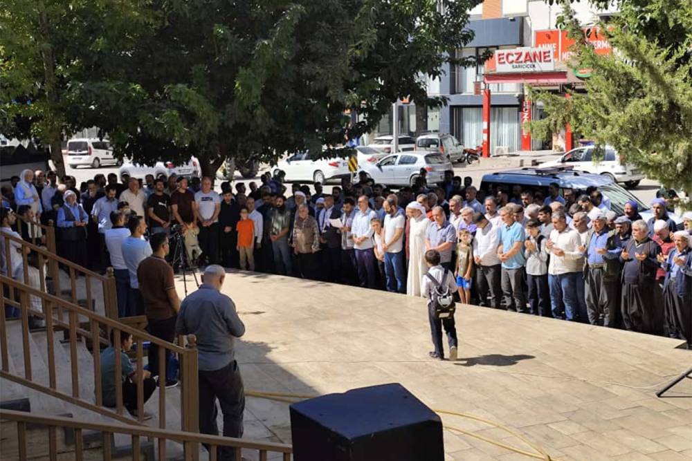 Siverek’te Gazze için kitlesel basın açıklaması 